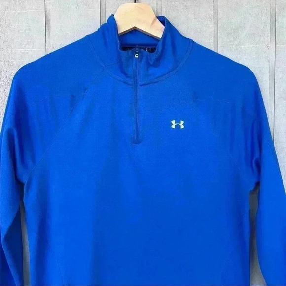 Under Armour Womens Blue Semi Fitted Pullover Size Medium - Picture 3 of 9